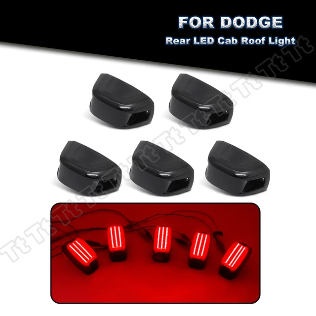 For 14-23 Ram ProMaster 1500 2500 3500 LED Rear Cab Roof Marker Running Light 5x