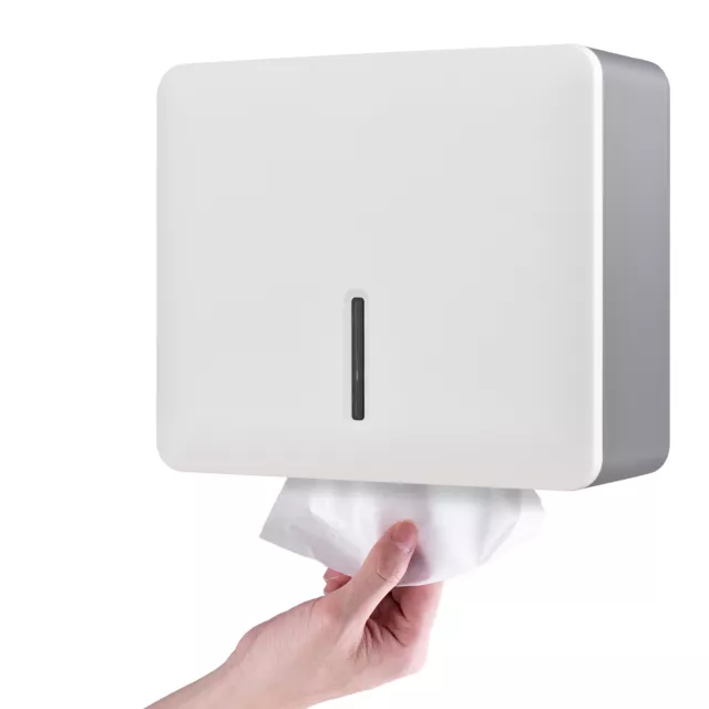 Wall-Mounted Paper Towel Dispenser Toilet Tissue Holder Box for Hotel Bathroom