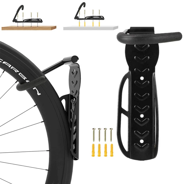 Bike Rack Wall Mount Hook Rack Holder Cycling Bicycle Heavy Duty Hanger Stander