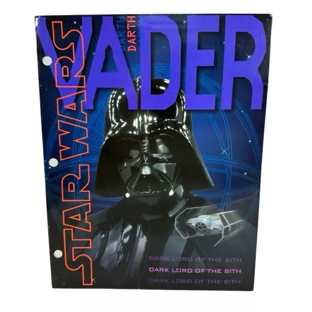 Star Wars DARTH VADER Mead Portfolio Folder 1996 Trapper Keeper Binder Folder Star Wars DARTH VADER Mead Portfolio Folder 1996 Trapper Keeper Binder Folder