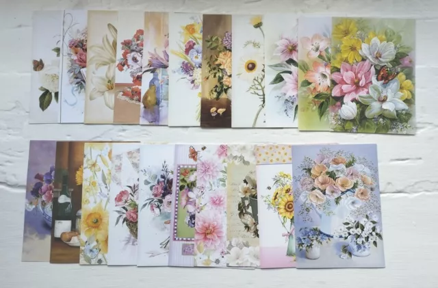 Hunkydory Little Book Floral Favourites A6 Toppers - 21 sheets