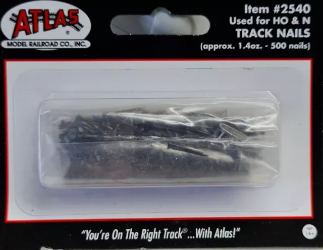 Atlas Trains #2540 Track Nails For HO & N Scale