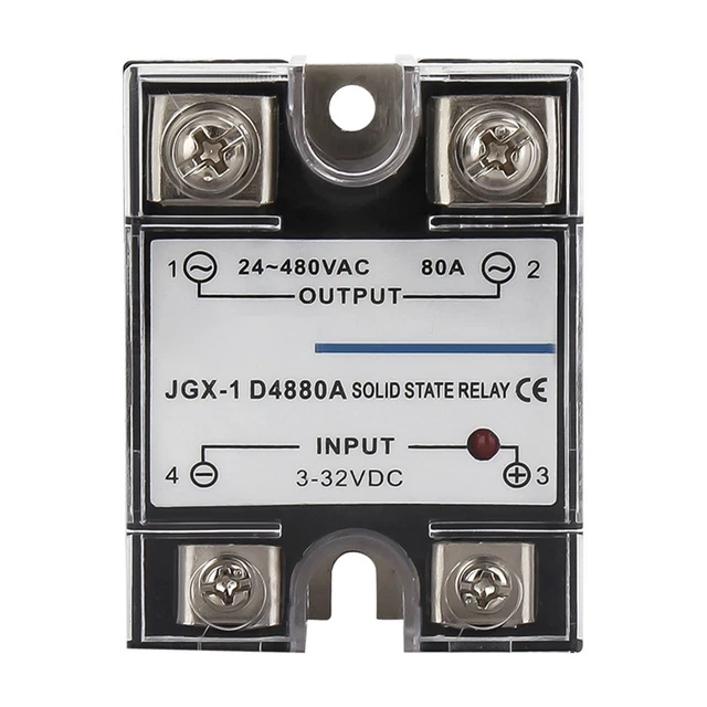 SINGLE PHASE SOLID State Relay Single Phase SSR DC Control AC Solid ...