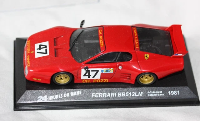 Ferrari 512 BB Le Mans 1981 – Kit Miniature 1/43 Métal FDS, NEUF Et RARE