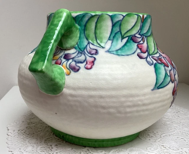 Rarest Shape Patterns RARE CHARLOTTE RHEAD SIGNED ART DECO TUBELINED BOWL “WISTERIA “ PATTERN ...