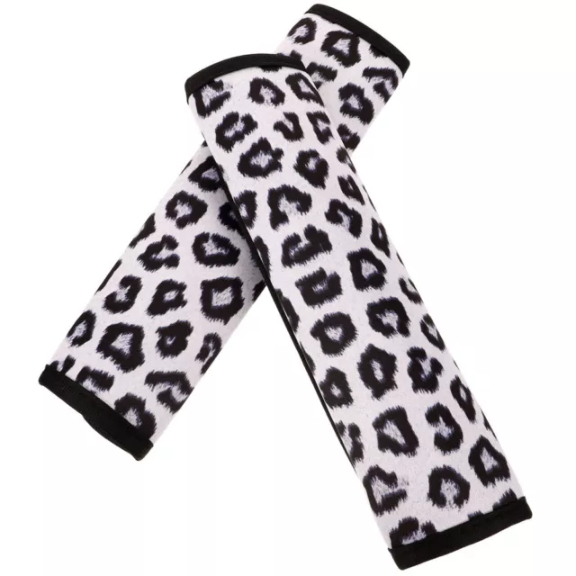 2pcs Leopard Sicherheit Gürtel Pads Strap Abdeckungen Schulter Pad Hals