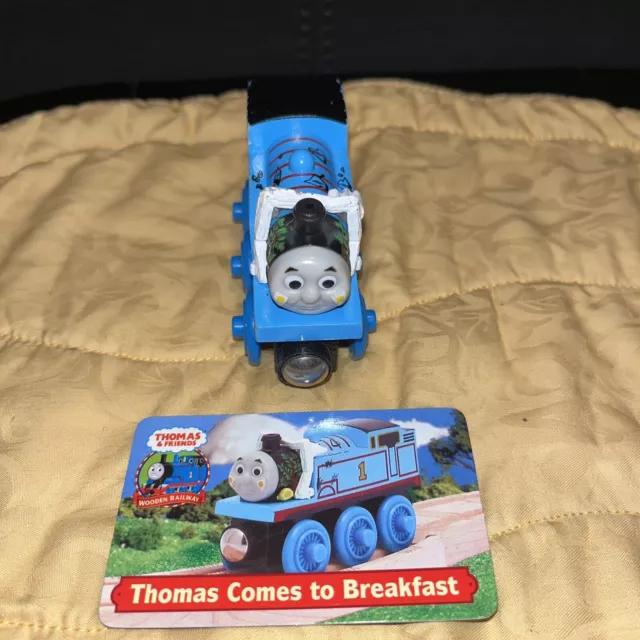 Thomas Comes To Breakfast Train And Collectors Card Thomas Wooden Railway
