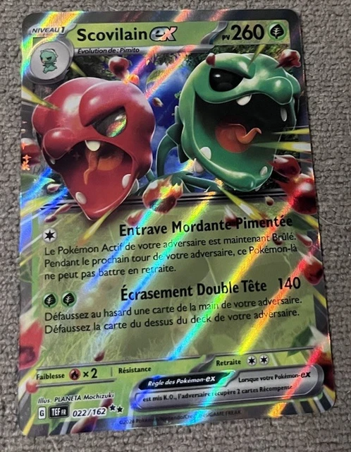 SCOVILAIN EX - EV5:Forces Temporelles- 022/162 - Carte Pokémon