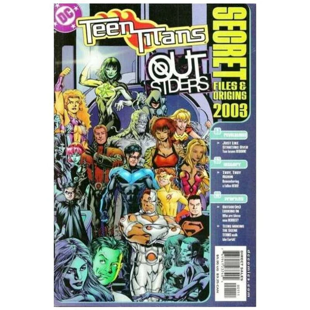 Teen Titans (2003 series) Secret Files & Origins 2003 #1 in NM +. DC comics [t'