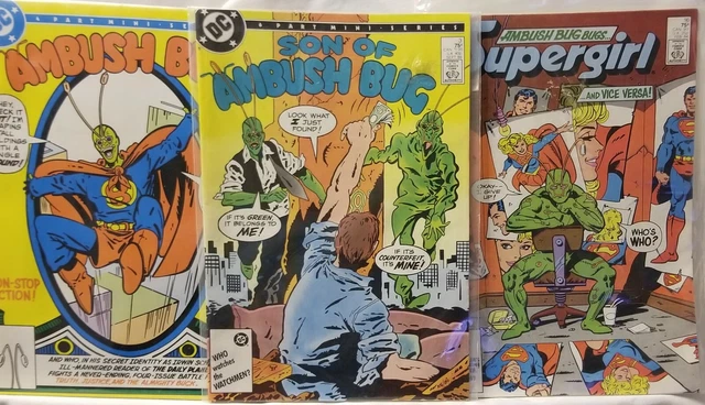 Ambush Bug / Son of Ambush Bug Comics 1984, 1985, 1986 & 1992 DC Comics