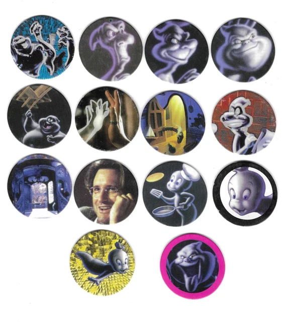 LOT DE 62 Pogs Casper (Années 90) + 2 Kinis ⚡ EUR 25,00 - FR