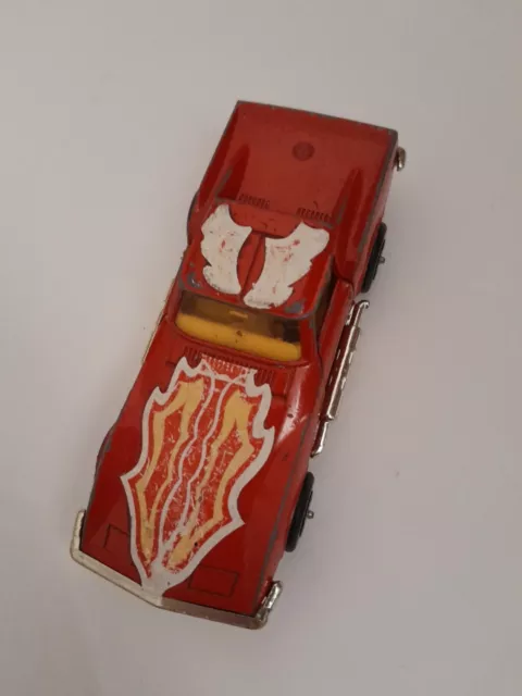 Dinky Toys # 206 Corvette Stingray "Customised" flames Red Diecast