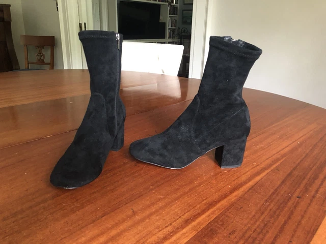 Silent d careful stretch boots store black