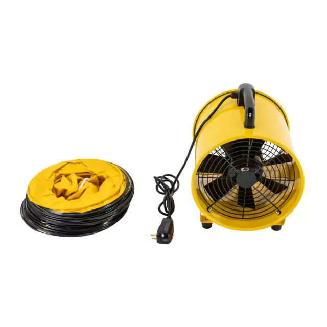 Extractor Fan Blower Portable 10m Duct Hose Ventilator Industrial Air Mover