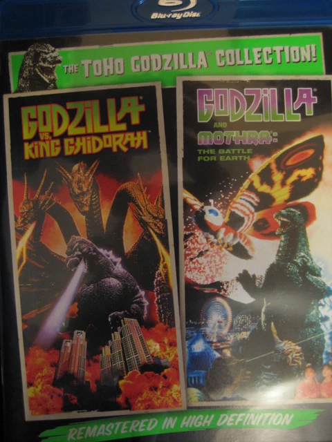 GODZILLA VS KING Ghidorah & Godzilla and Mothra, US - Bluray, Toho 1991 ...