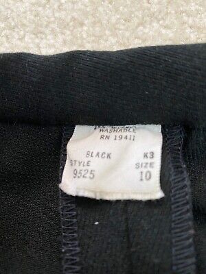 Vintage Sears Womens Snowsuit Sportswear Black 10 Ski Jacket & Stirrup Pant 80s 7