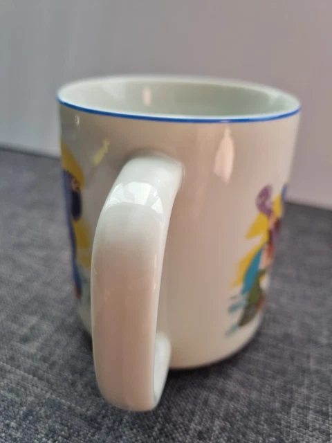 Vintage Disney Disneyland Japan Snow White & The Seven Dwarves Mug 4