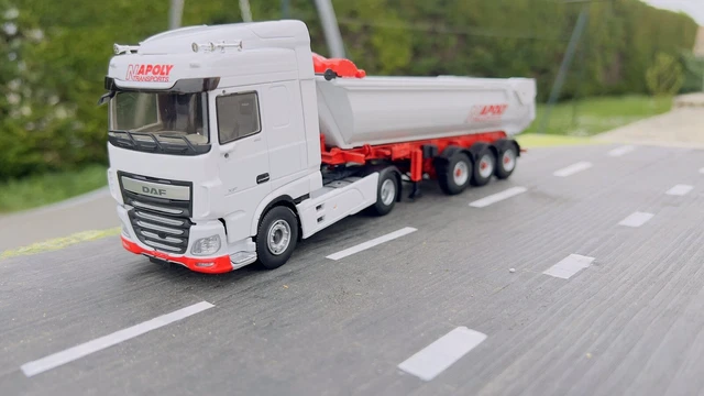 CAMION REMORQUE DAF Xf 2017 Tps Grimonprez De Marque Eligor A Echelle 1/43 EUR 106,00 - FR