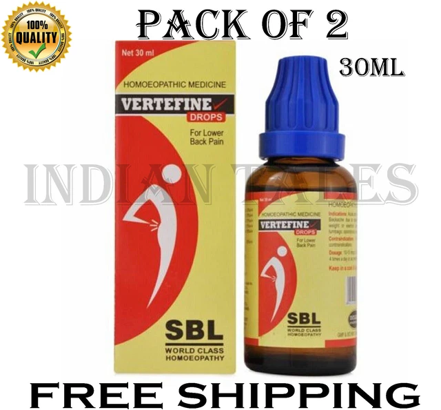 SBL Vertefine Gota Cada 30ML Pack De 2 Homeopático Gota