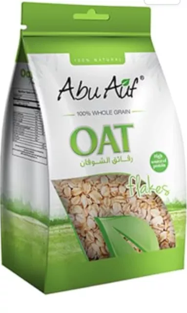 4 PACK (2KG) Rolled Oats Whole grain Flakes Organic Food For Diet ...