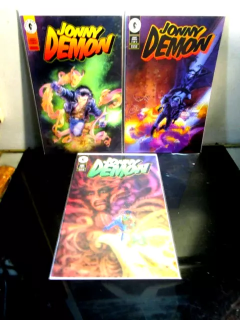 Jonny Demon Comic Set # 1-3 Dark Horse Comics 1994 Kurt Busiek Bagged Boarded