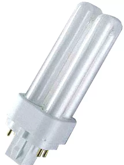 Osram Dulux-D/E Lampada Lampadina Attacco G24Q-2 18W/827 18W/41 Luce Calda 4 Pin