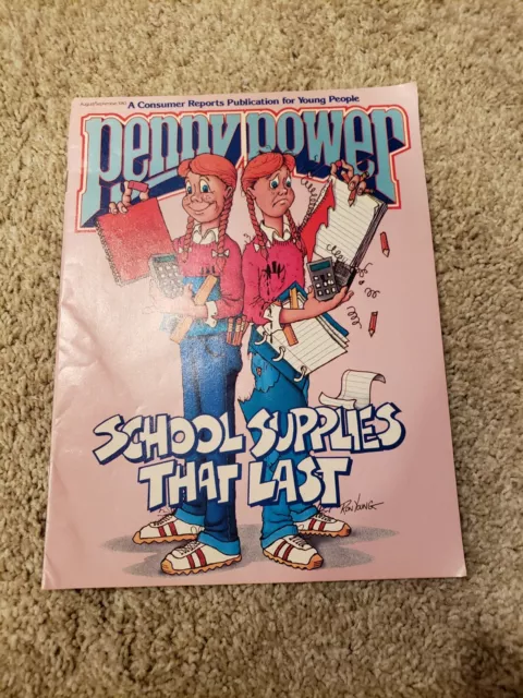 Penny Power August/ September 1983 Consumer Reports-School Supplies That Last #2