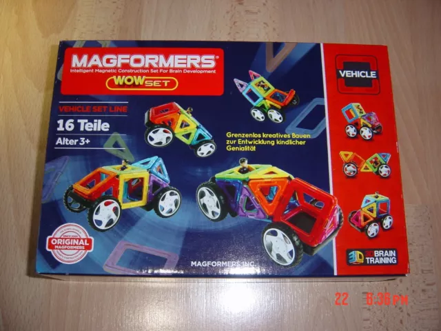 MAGFORMERS ®274-14 WOW Set Vehicle,16 Teile,NEU!