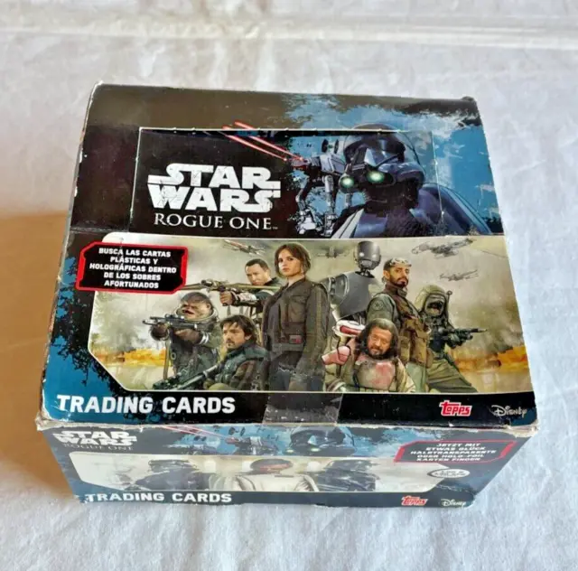 1x Display 50 Tüten Star Wars Rogue One  Topps Trading Cards