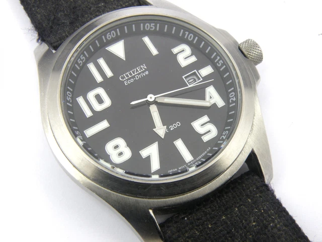 CITIZEN ECO-DRIVE E111 Mens Divers Watch 200m PicClick UK