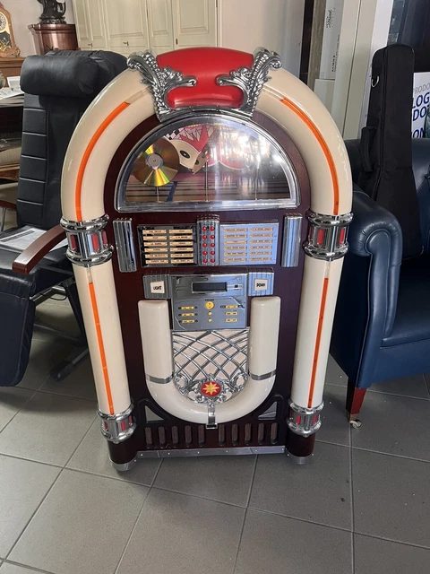 Jukebox Retro con Stereo Vintage SENZA CARICATORE NUOVO