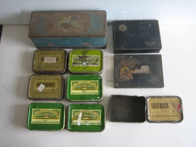 Players Navy Cut cigarettes medium tin tins Vintage Retro tobacco smoke biscuit