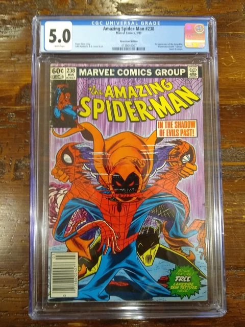 Amazing Spider-Man #238  CGC 5.0 1983 Newsstand 1st App Hobgoblin White Pages