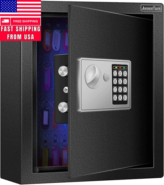 80 Keys Cabinet with Sensor Light,Electronic Key Safe,Pin Code Keyless Storage B
