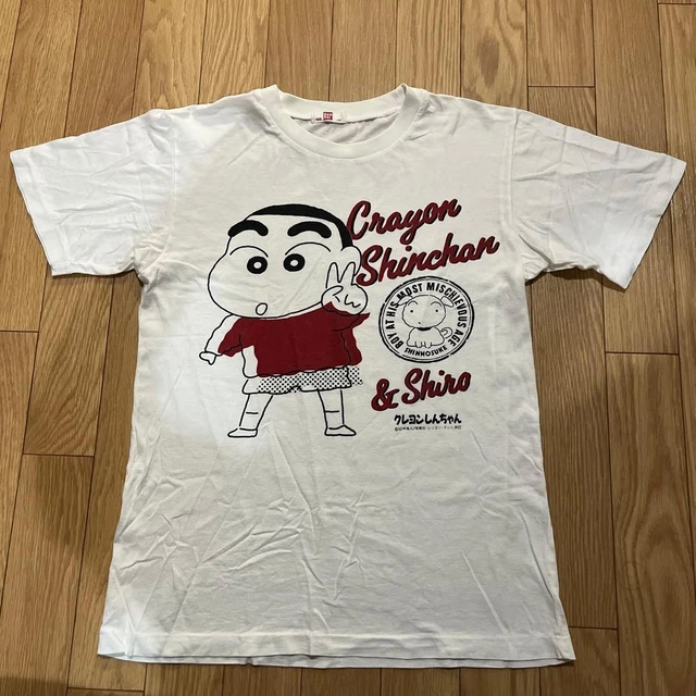 CAMISETA M24H CRAYÓN Shin-chan Vintage Blanca 160cm Algodón Japón