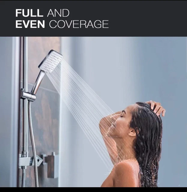 Shower Head, Newentor High Pressure Shower Heads with 6 Sprays, Power Shower