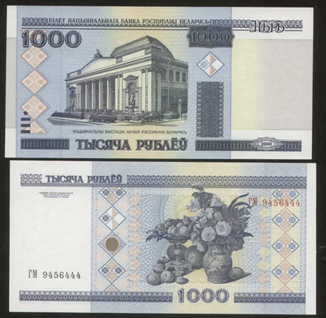 Belarus 1000 Rubles 2000 Pick 28 UNC #9456444
