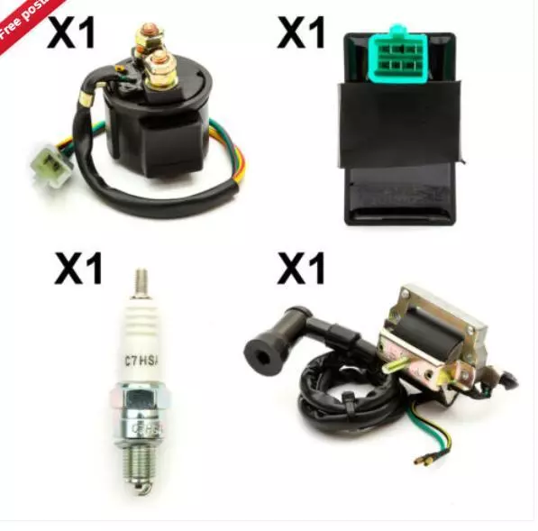 Kazuma Meerkat 50cc Quad Bike ATV Ignition Coil Spark Plug CDI Wombat Solenoid