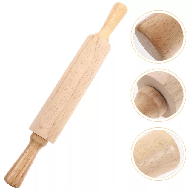 Rolling Pin Sapele Wood Cookie Classic Dough Roller Kitchen Cooking Tool
