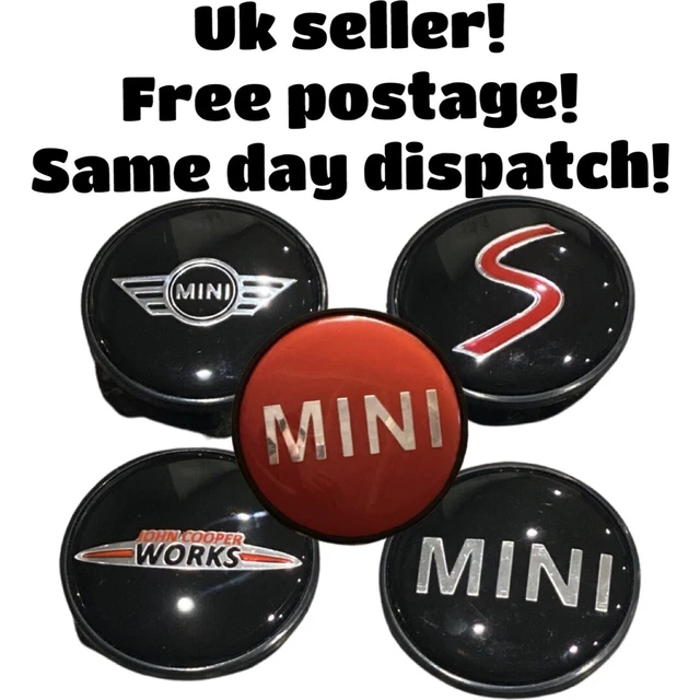 Mini cooper Caps Wheel Centre Hub Cap Car Logo JCW Red 54mm 36131171069 R50