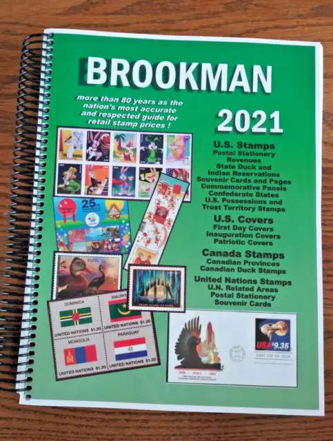 2021 Brookman Price Guide, US, Canada, UN Postage Stamps & Cover Catalogue