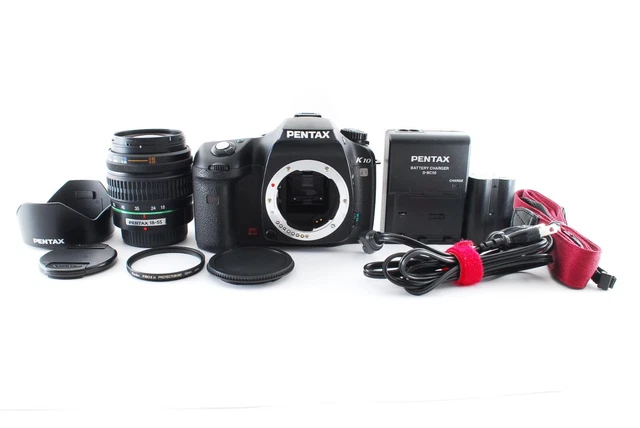 Pentax K10D 10.2MP Digital SLR Camera w/ 18-55mm Lens From Japan [Exc++]#1923184