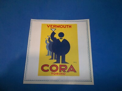 VERMOUTH CORA KARL KRAUSS FUTURISMO BRINDISI 1927 
