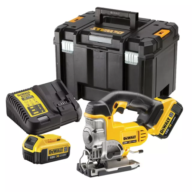 DeWalt DCS331M2-GB 18V XR Jigsaw with 2x 4.0Ah Batteries