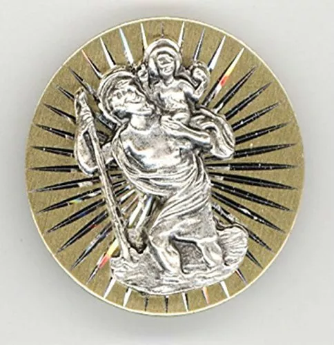 SAINT CHRISTOPHE - Ancienne Plaque De Voiture Émaillée - Medaille  Automobile EUR 30,00 - PicClick FR