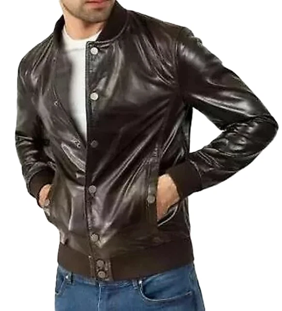 Veste En Cuir Blanc Guns N' Roses Homme Style Biker - Neuf Avec étiquettes, Hard Rock, Taille Ajustable