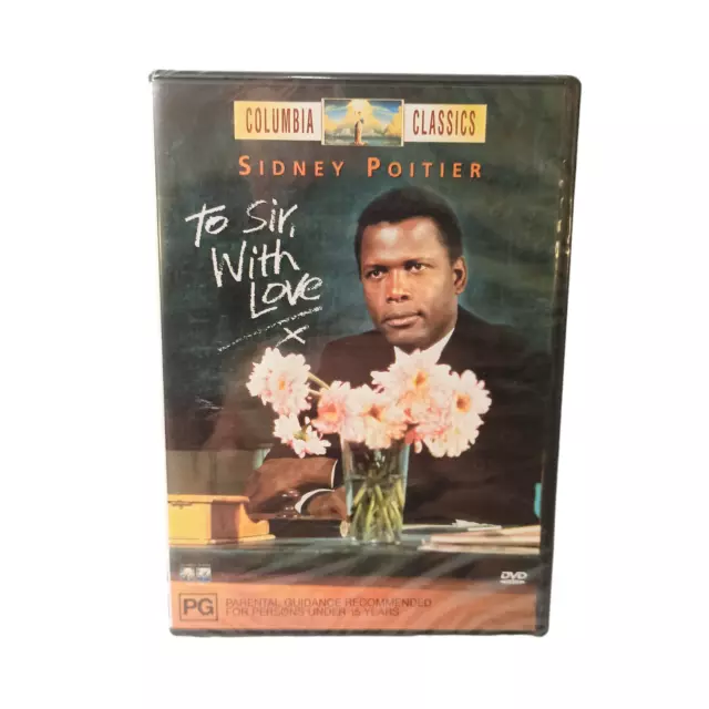 To Sir With Love (DVD) Movie British Drama Sidney Poitier Teen School Teacher