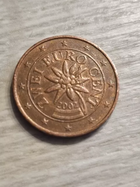 2 euro cent 2002 aus Österreich