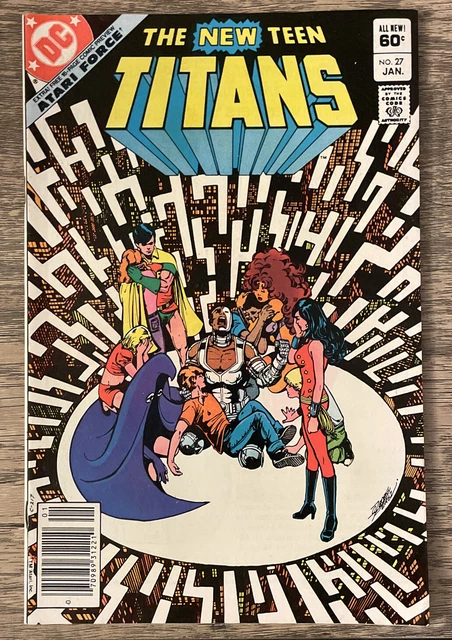 The New Teen Titans #27 Atari Force! Bronze Age Dc Comics 1983! Vg/Fn C03
