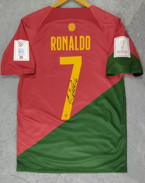 Cristiano Ronaldo Signed Portugal Jersey 2022 Fifa World Cup Edition